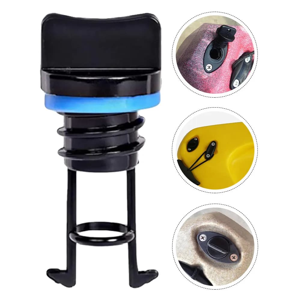 Tappo di Scarico Universale in Nylon per Kayak, Barche, Yacht, Paddle Board, Canoe - Kit Impermeabile per Scarico Imbarcazioni