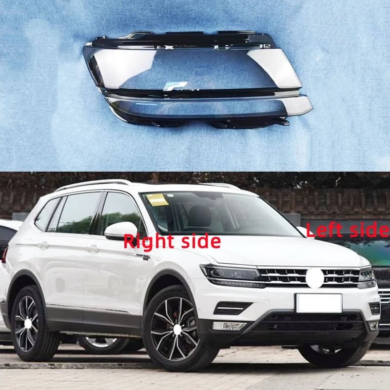 For Volkswagen VW Tiguan 2017 2018 2019 2020 2021 Car Headlight Shell Headlamp Cover Replacement Lamp Shade Headlamp Lens Glass