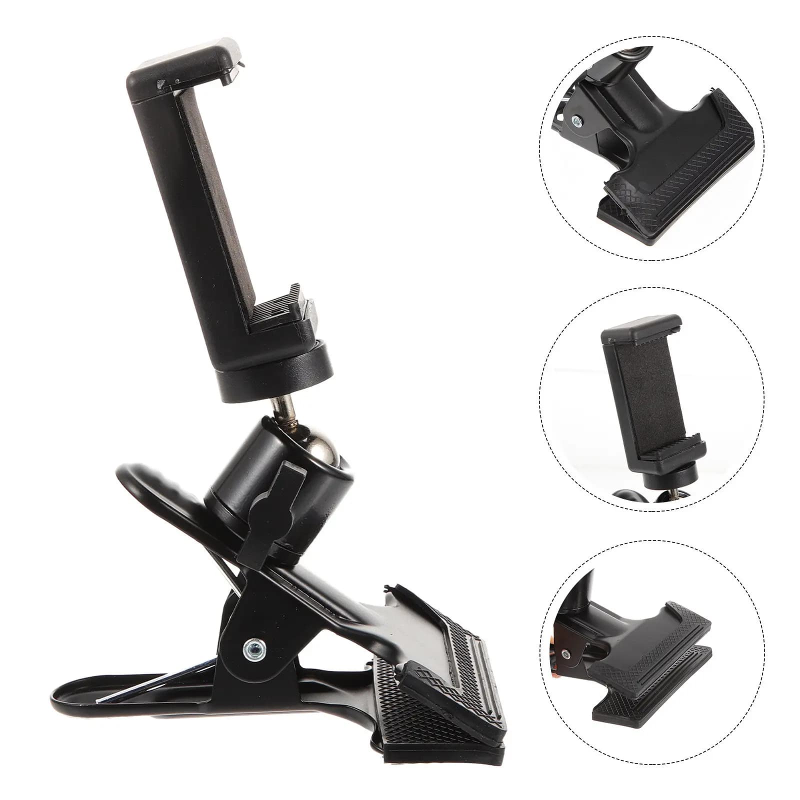 Supporto per Telefono da Chitarra con Clip Girevole a 360 Gradi, Supporto per Cellulare da Testa di Chitarra per Guardare Spartiti, Testi e Partiture Musicali