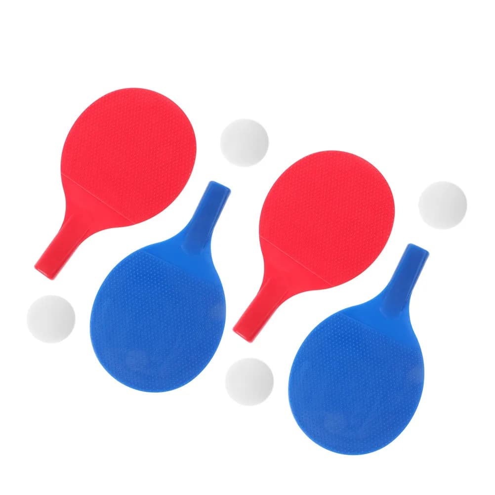 Set of 8 Ping Pong Racks for Children, Read Plastic, for Training and Individual Practice, Internal and External Use