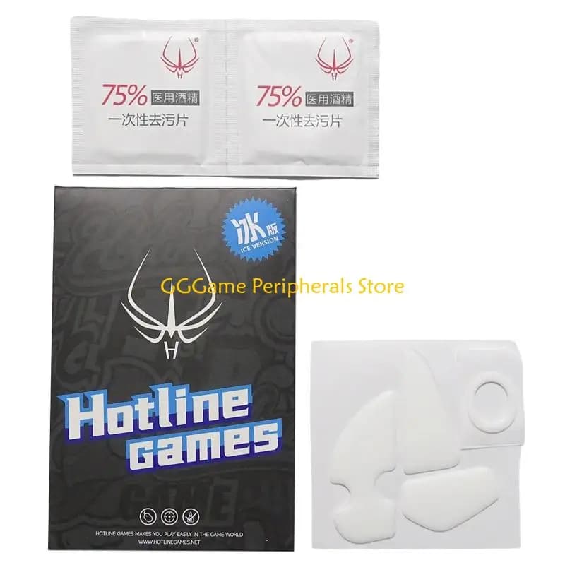 U55B 1 set versione ghiaccio mouse pattini pad bordi curvi rotondi adesivi piedi mouse per 4 mouse