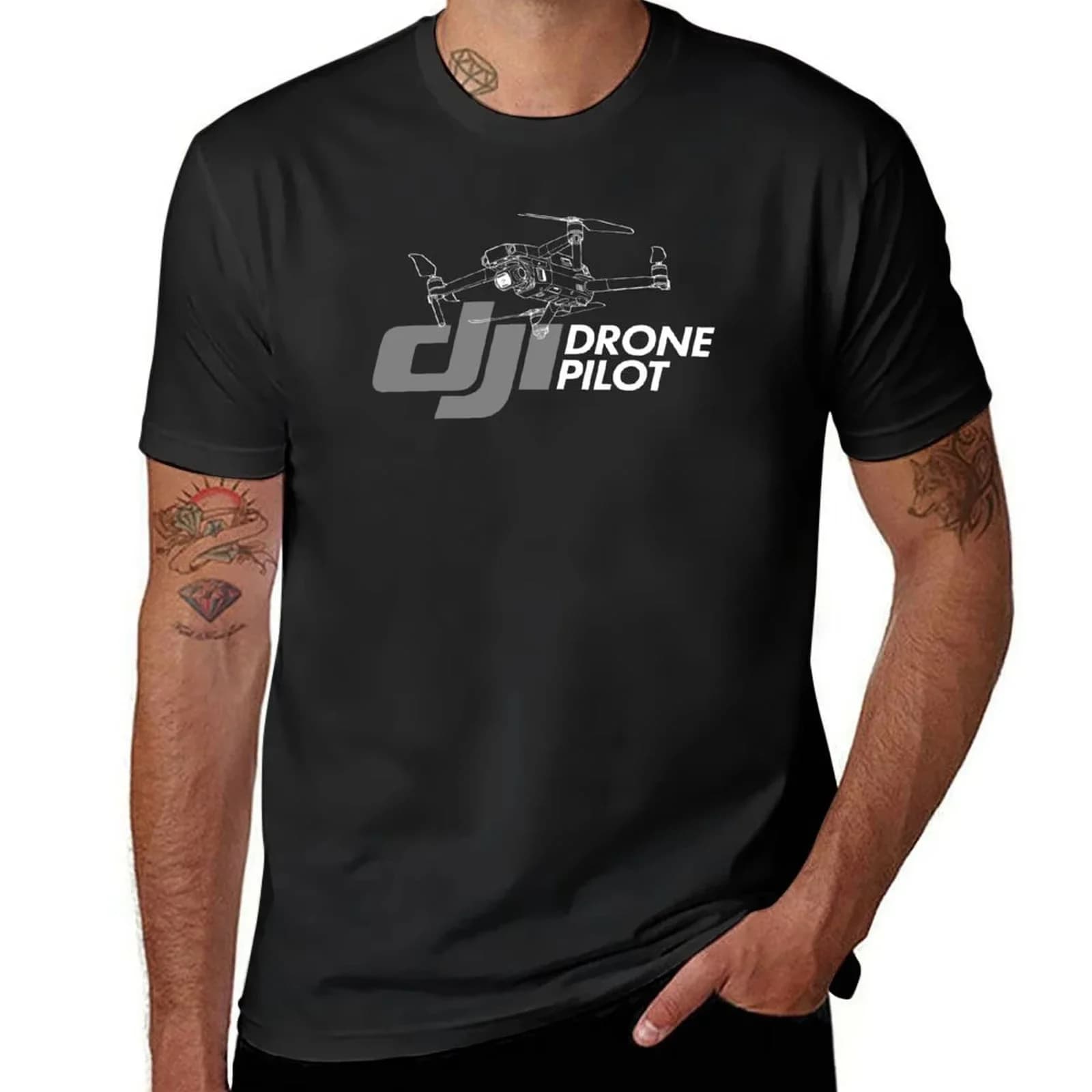 2026 summer Dji Drone Pilot (Drone Operator) T-Shirt new edition anime clothes Clothing Tee Top Streetwear Fashion Unisex