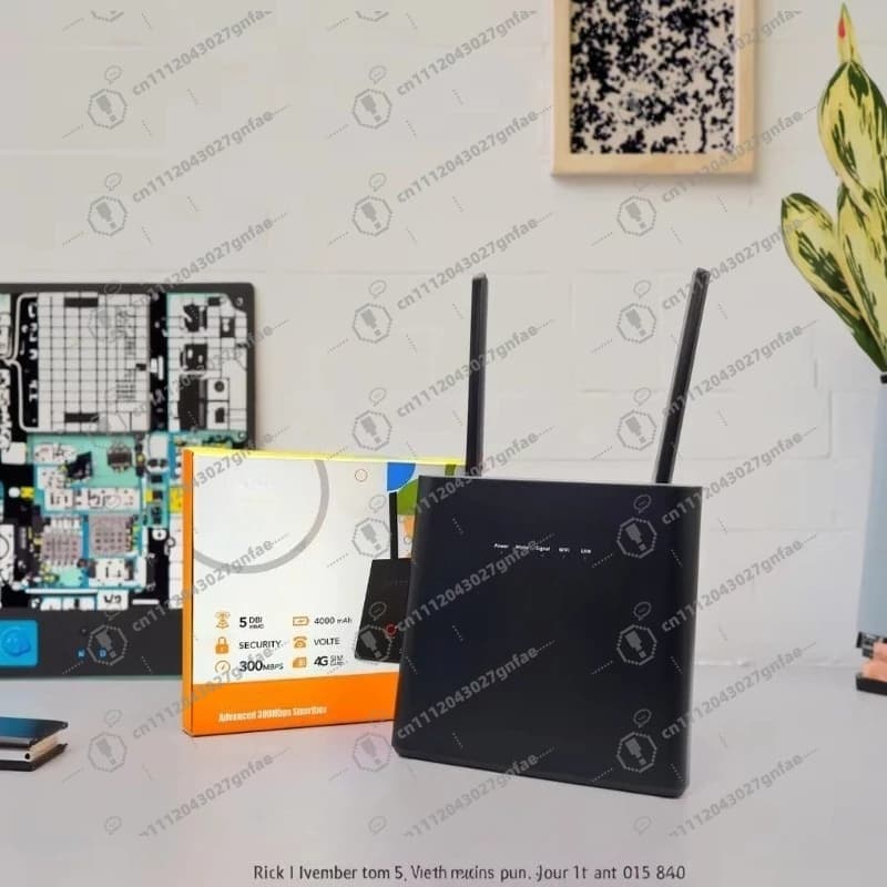 Router WiFi 4G Ax9 Pro LTE Sbloccato B1/3/7/8/28ab/38/39/40 con Antenna Esterna e Slot per Scheda SIM
