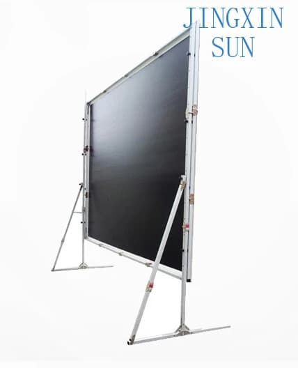 Portable 100inch & 300inch Projector Screen White Soft Material Front and Rear Projection Screen Made of Durable Plastic