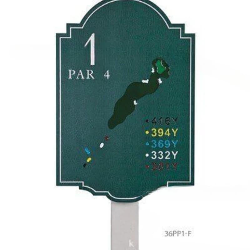 Segnali per Tee da Golf | Legno Plastico | Forniture per Campi da Golf | Tee Signs