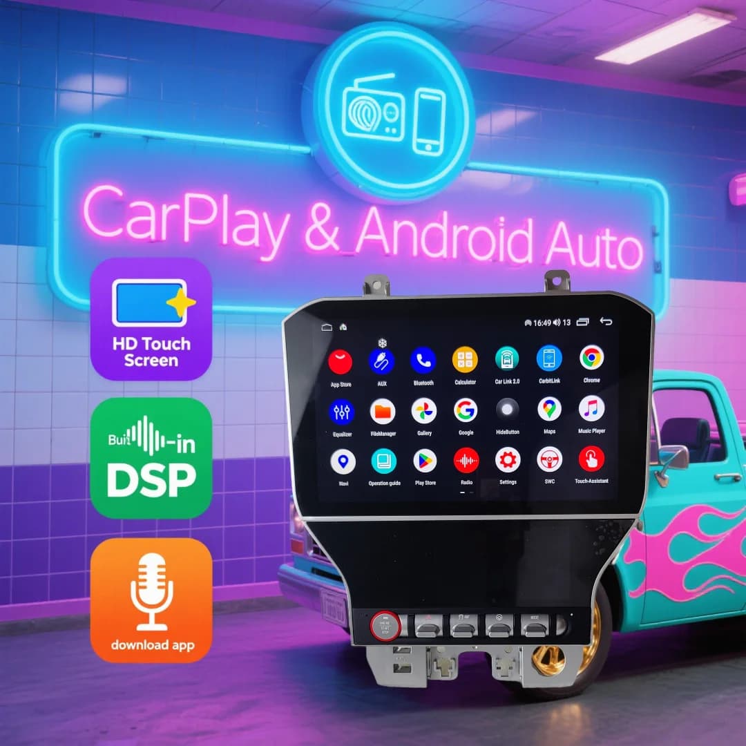 FJY 11.5“ Android Intelligent Systems Screen For Ford Mustang 2015 - 2021 Carplay Car Radio Multimedia Player Stereo Head Unit