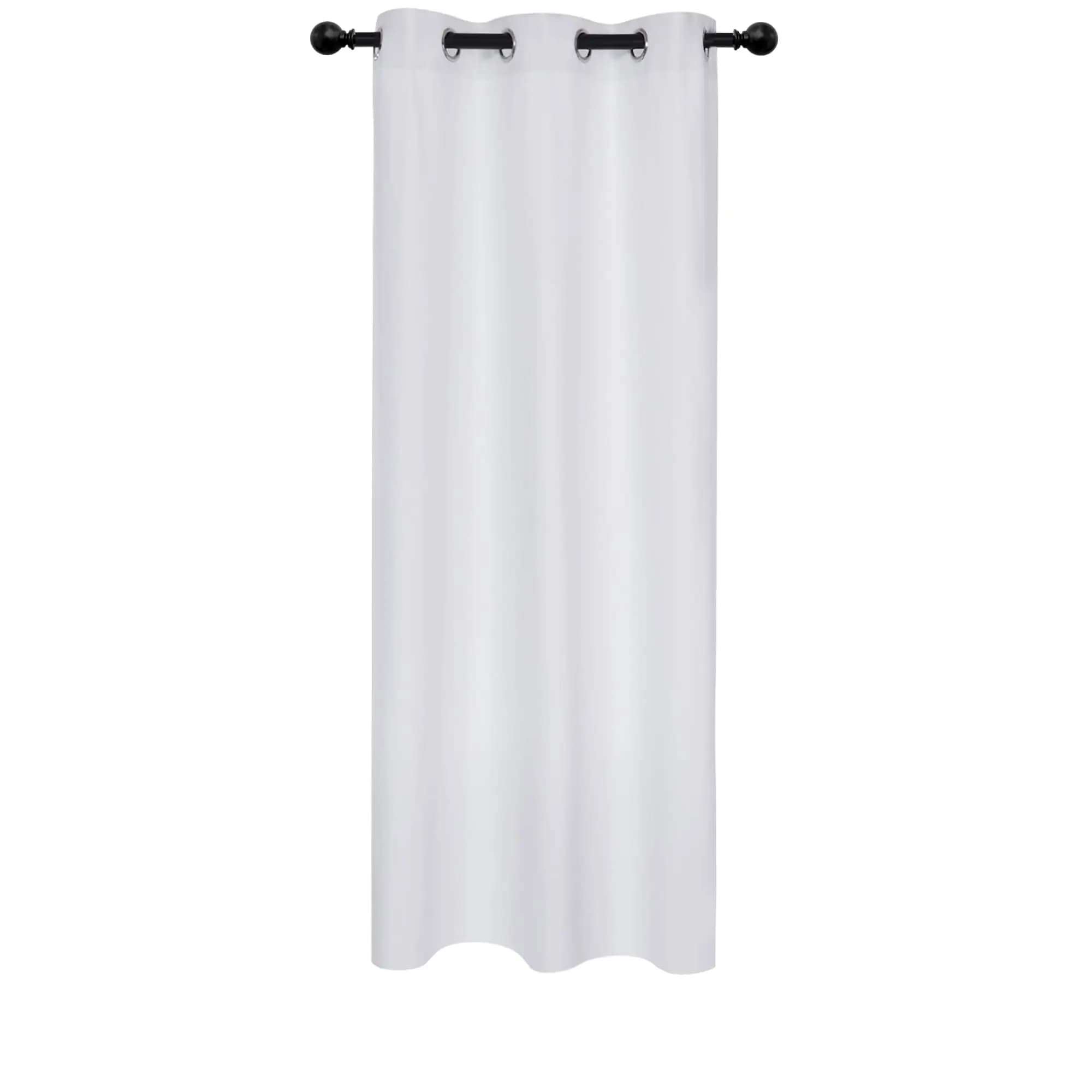 Deconovo 1 Panel 100% Blackout Curtains – Noise Reducing, Thermal Insulated Drapes – Grommet Room Darkening Window Panels – Light Blocking & Privacy Protection