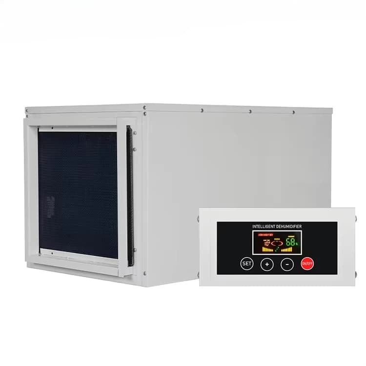 Deumidificatore OEM 90L a soffitto per serre idroponiche e fattorie di coltivazione, 220V, con pompa elettrica industriale, nuovo.