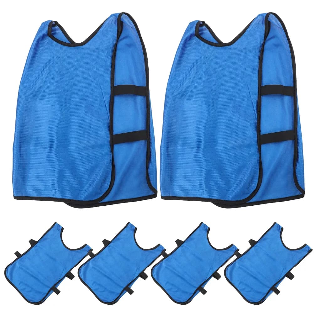6 pezzi gilet da allenamento calcio attrezzatura pratica per bambini pinnies sport giovanili basket gilet da calcio gilet da allenamento uniforme della squadra