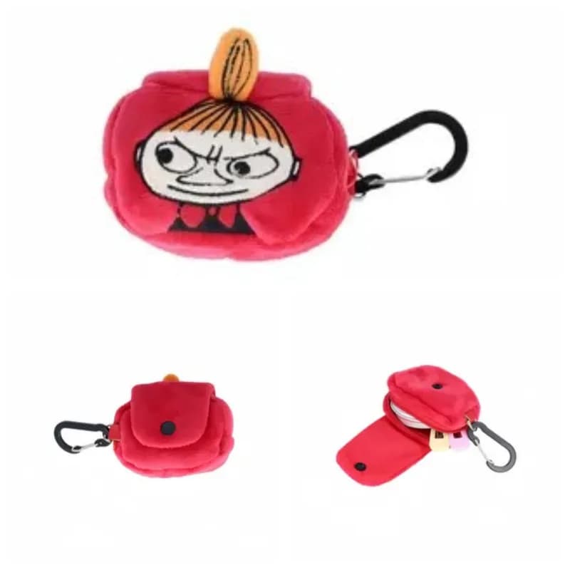 Nuova Serie Anime Kawaii Moomins, Mini Portamonete, Borsa Portatile Creativa per Rossetto/Auricolari/Chiavi con Personaggi Cartoon Carini
