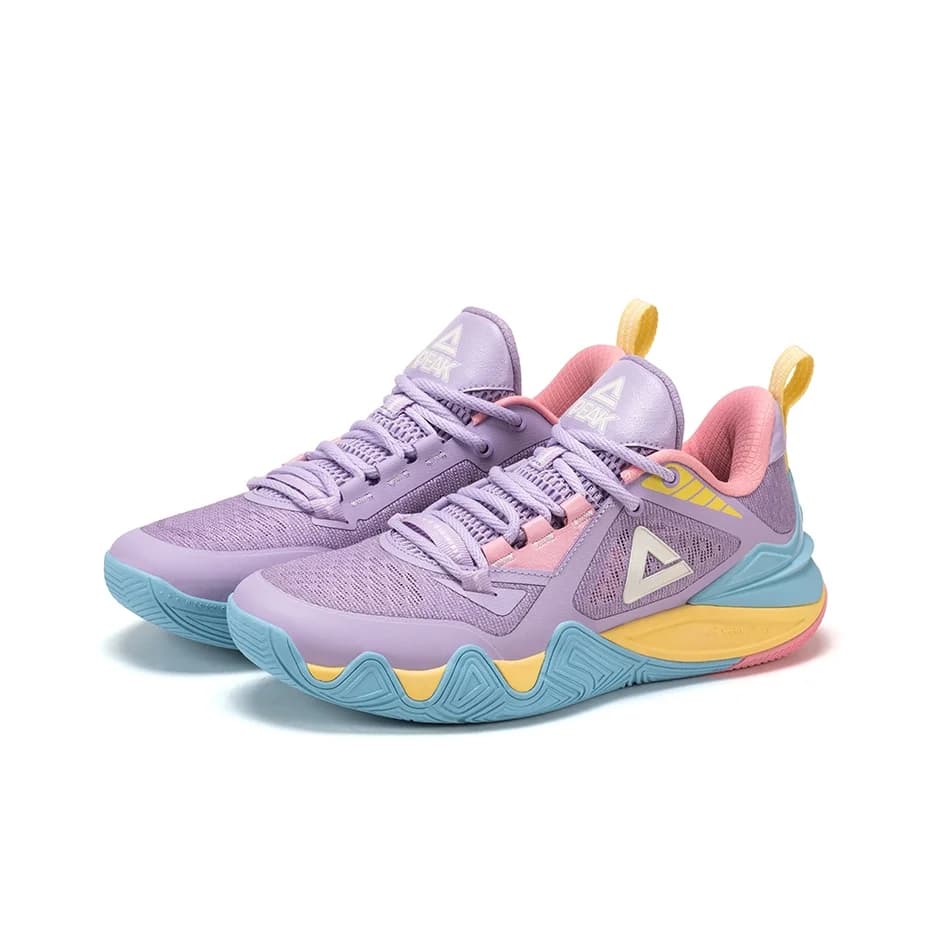 PEAK Riding The Waves Comfortable Fabric Slip Resistant Abrasion Resistant Low top Taichi Basketball Shoes Men's DA510071
