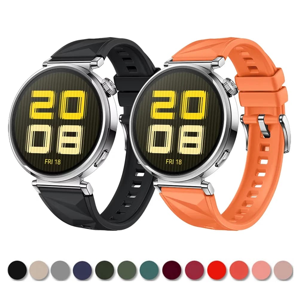 Silicone Strap for HUAWEI Watch GT 5 41mm 46mm 18mm 22mm Sports Strap HUAWEI Watch 4/GT 5 Pro/4/3 Pro 46mm Band