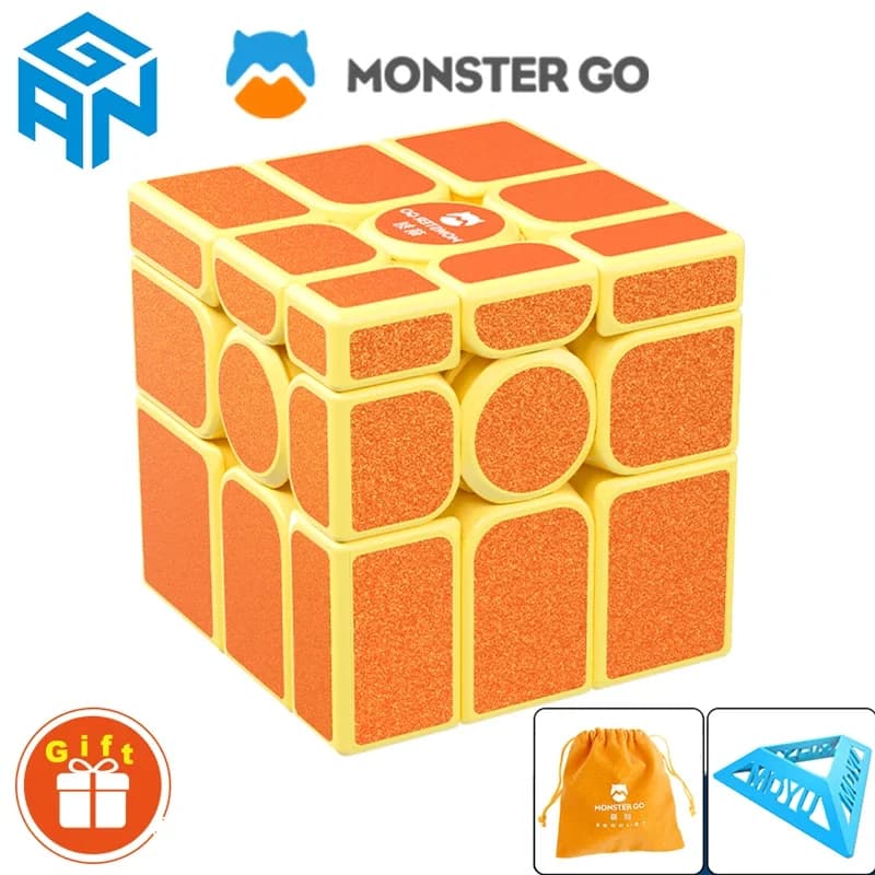 [judyCube] GAN Monster Go Specchio Cubo magico speciale 3x3x3 Puzzle di velocità professionale GAN MGO Specchio Cubo Magico Regali per bambini
