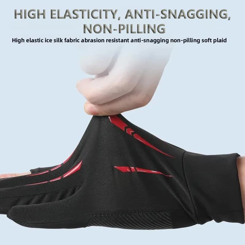 Cycling Gloves Mezze Dita for Men and Women - Anti-slip Touchscreen Fishing Gloves in Ice Silk, Breathable for Cycling and Leisure Sports
