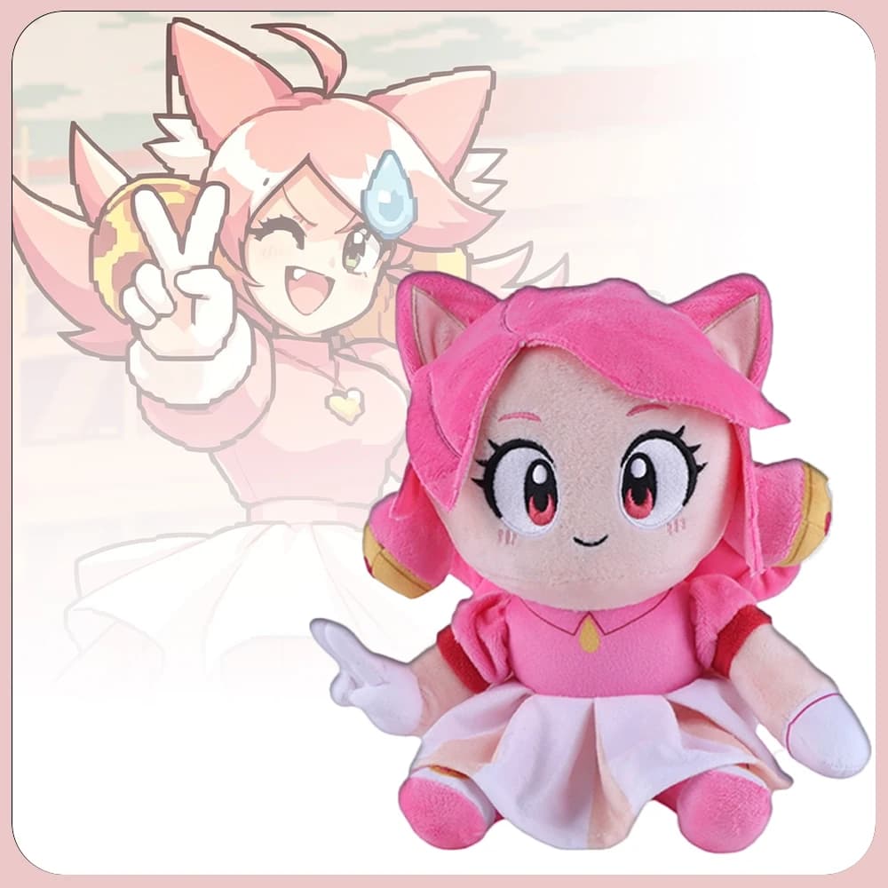 21cm Cartoon Game Deltarune Pink Plush Mad Mew Mew Plush Toys Game Character Stuffed Doll Soft Plushie for Fans Birthday Gifts