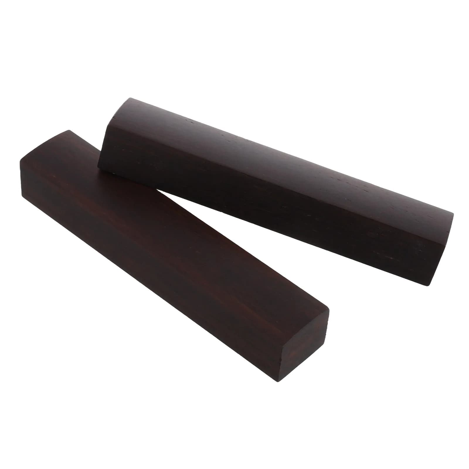 1Pair Rustic Rosewood Calligraphy Paperweight Set with Integrated Book Ruler for Chinese Calligraphy Practice Painting Drawing
