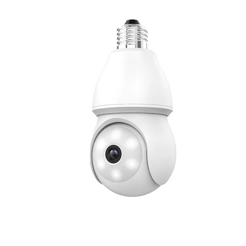 3MP 1296P E27 Portalampada iCsee APP Wireless PTZ IP Dome Camera Visione notturna a colori Sicurezza domestica CCTV Baby Monitor