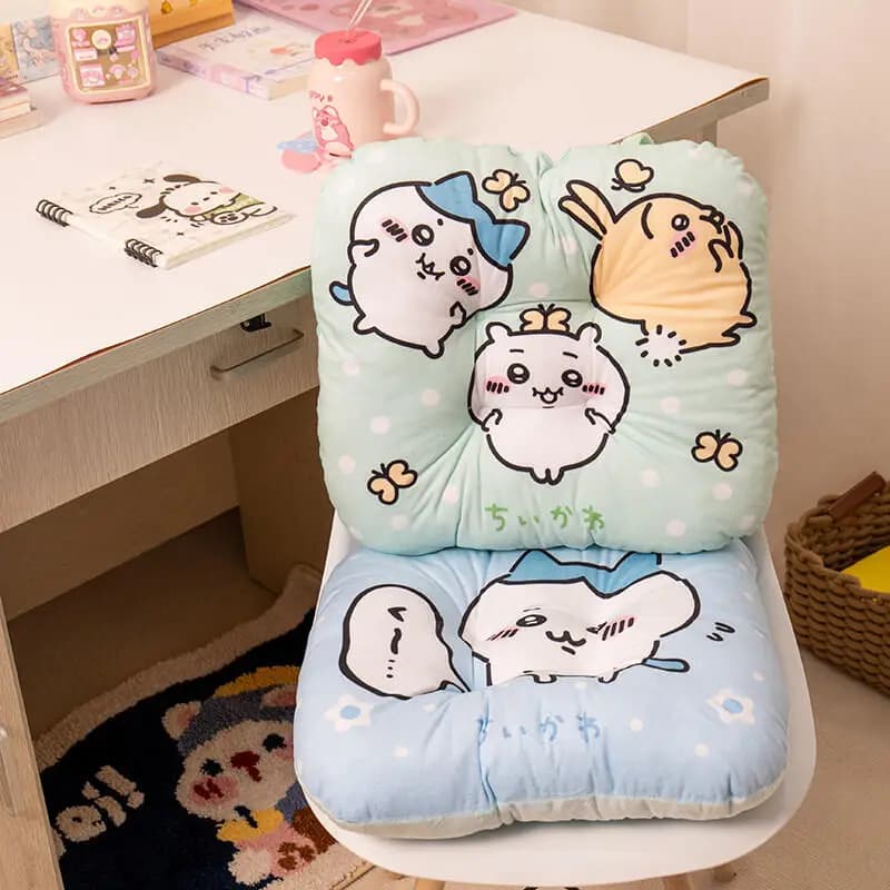 Chiikawa Plush Seat Cushion Kawaii Usagi Hachiware Office Chair Cushion Ins Korean Cartoon Anime Friend Birthday Gift