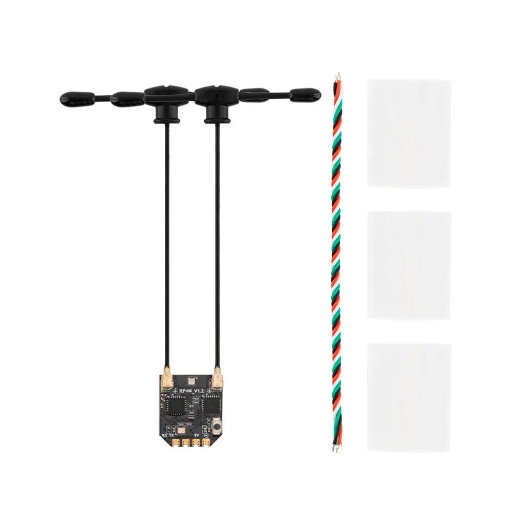 Radiomaster RP4TD-M ExpressLRS Mini ricevitore True Diversity da 2,4 GHz Doppia antenna