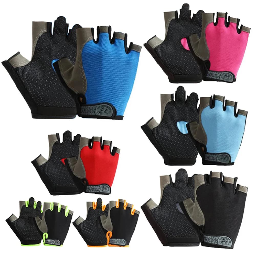 Summer Cycling Gloves for Fitness Training Men's Fitness Bicycles for Women without fingers Non-slip and breathable sports