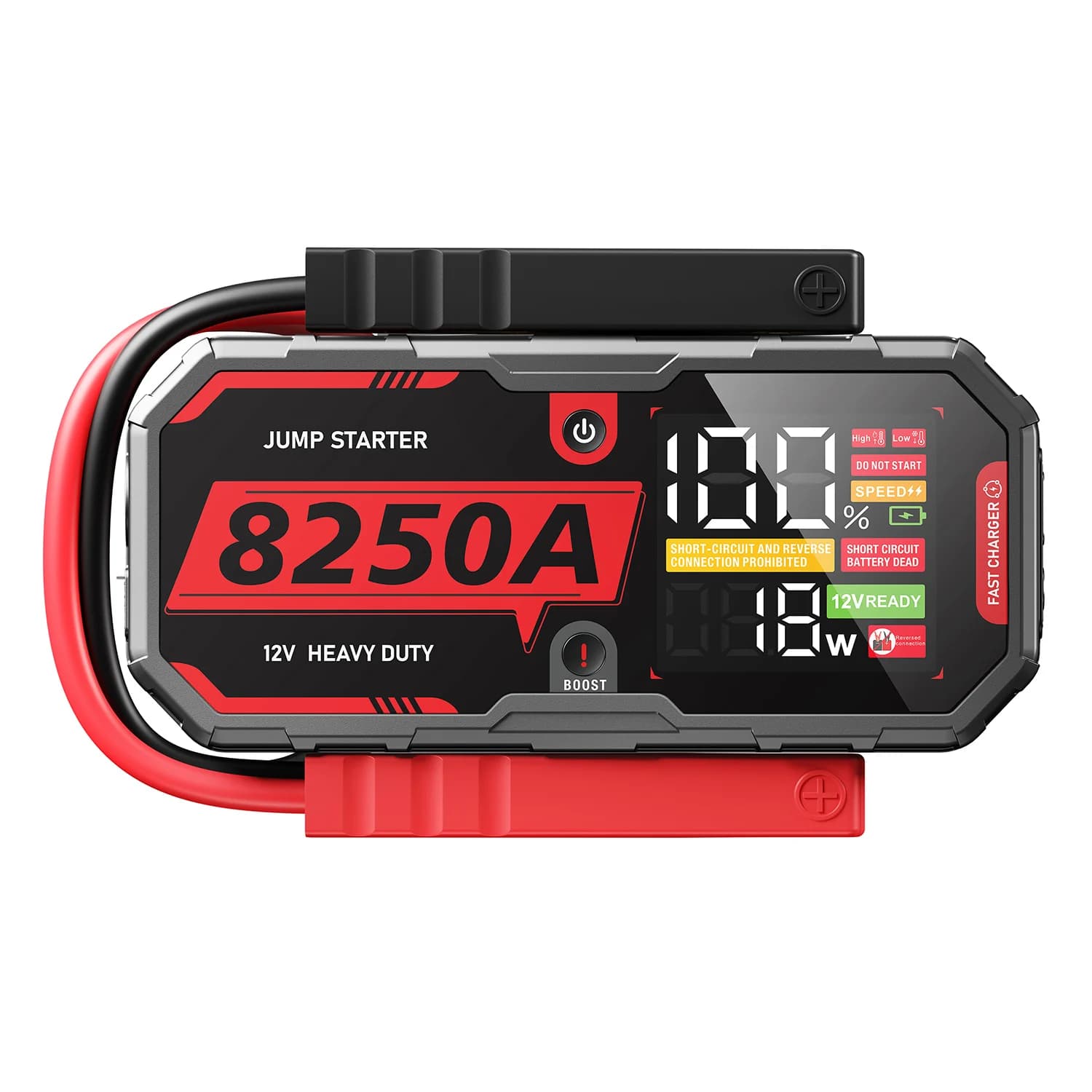 Super Condensatore 8250A Picco Auto Salto di Avviamento Accumulatori E Caricabatterie Di Potere HA CONDOTTO LA Luce 12V Portatile 32000mah Batteria Al Litio Per Auto Booster Ultrasafe
