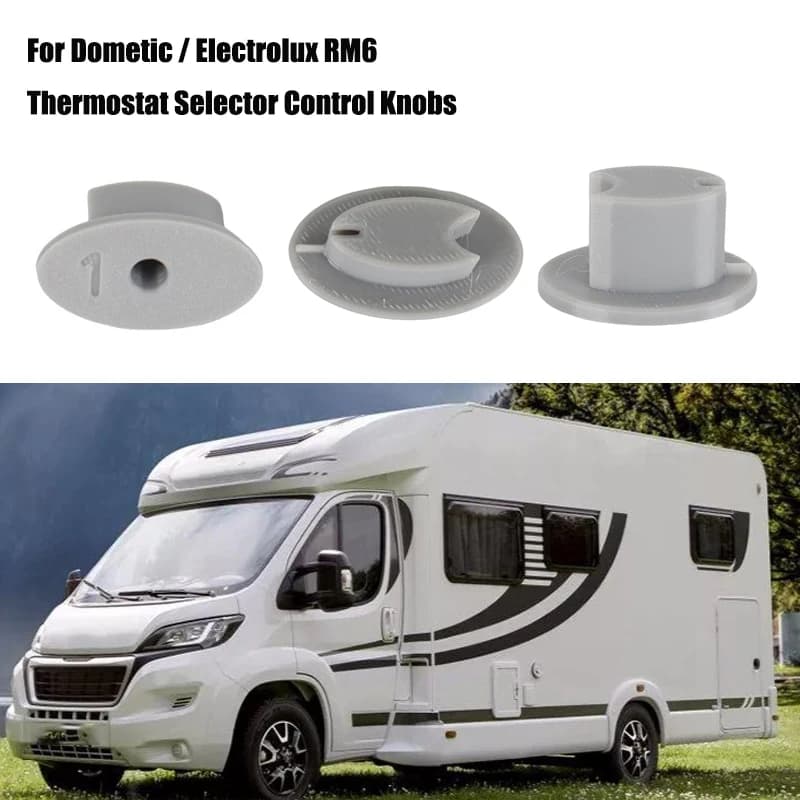 Per Dometic Electrolux Rm6 2412138006 2412137008 Caravan Porta del frigorifero Selettore Manopola Pulsante Termostato Selettore di Controllo RV Parti