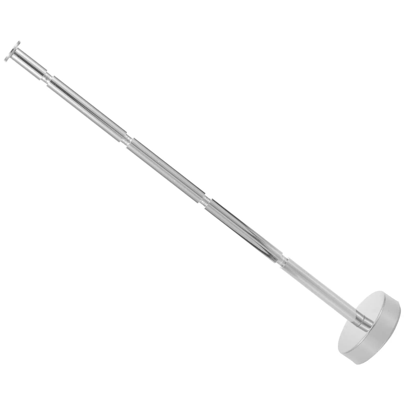 Wall Mounted Metal Closet Rod Heavy Duty Clothes Hanger Rod for Closet Clothing Display and Hanging Wall Mounted Clothes Rack