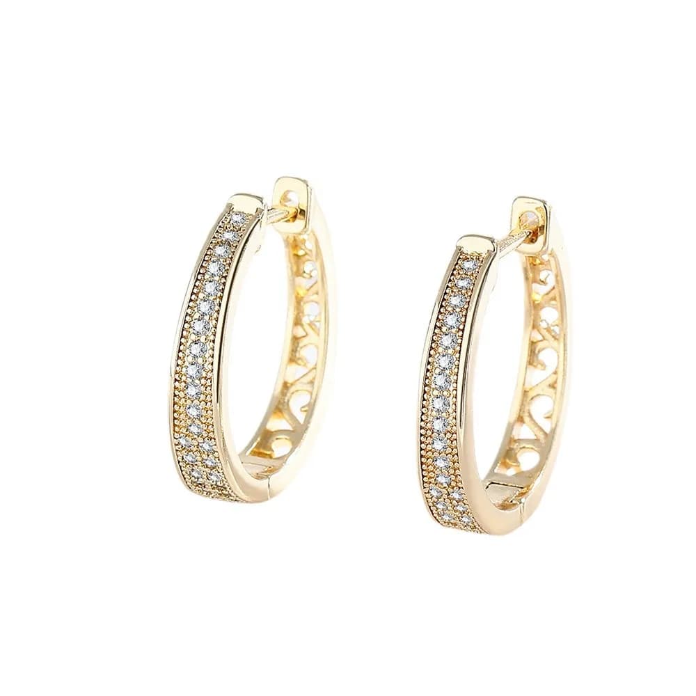 Orecchini in Argento Sterling 925 di Lusso Leggero, Versatili con Micro-incastonatura di Zirconi, Regalo per Compleanno e Anniversario