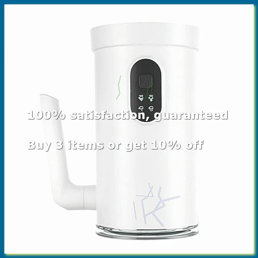 Milk Frother Smart Touch Control Milk Warmer with 4 Temperature Settings 350ML Capacity, Dishwasher Safe UK Plug-A009