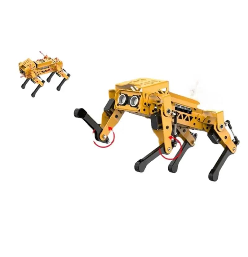 ESP32 Quadrupede AI Robot Dog Mechdog Intelligent visual bionic robotics kit for Arduino for programmable graphic robot Python