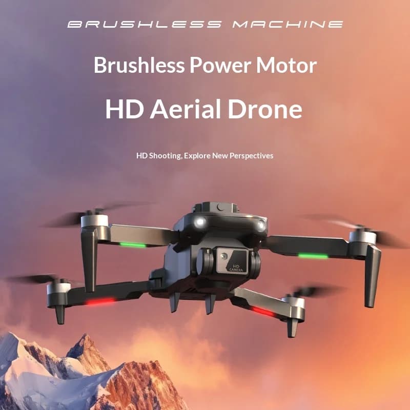 Drone Z102 with HD camera for Air Riprese, Quadricottero 360° ° Aeromodello Telecomandato con Motore Brushless e Sistema di Evitamento Ostacoli per Hobbisti