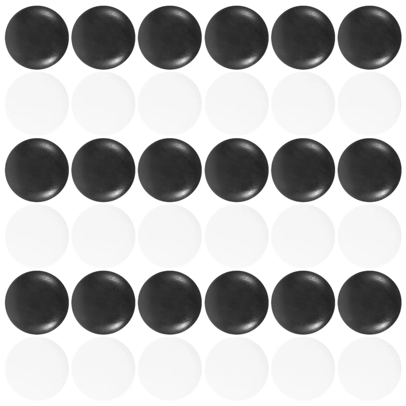 200 Pezzi per Gioco Go in Resina, Pietre da Scacchi Compatte e Leggere con Superficie Liscia e Lucida, Perfette per Pratica e Scuola