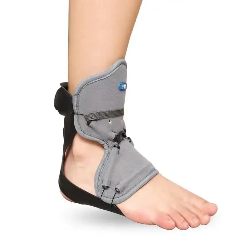 Emiplegia Attrezzatura per la riabilitazione Correzione Varus Scarpe Caviglia Supporto fisso Ptosis del piede Ortesi