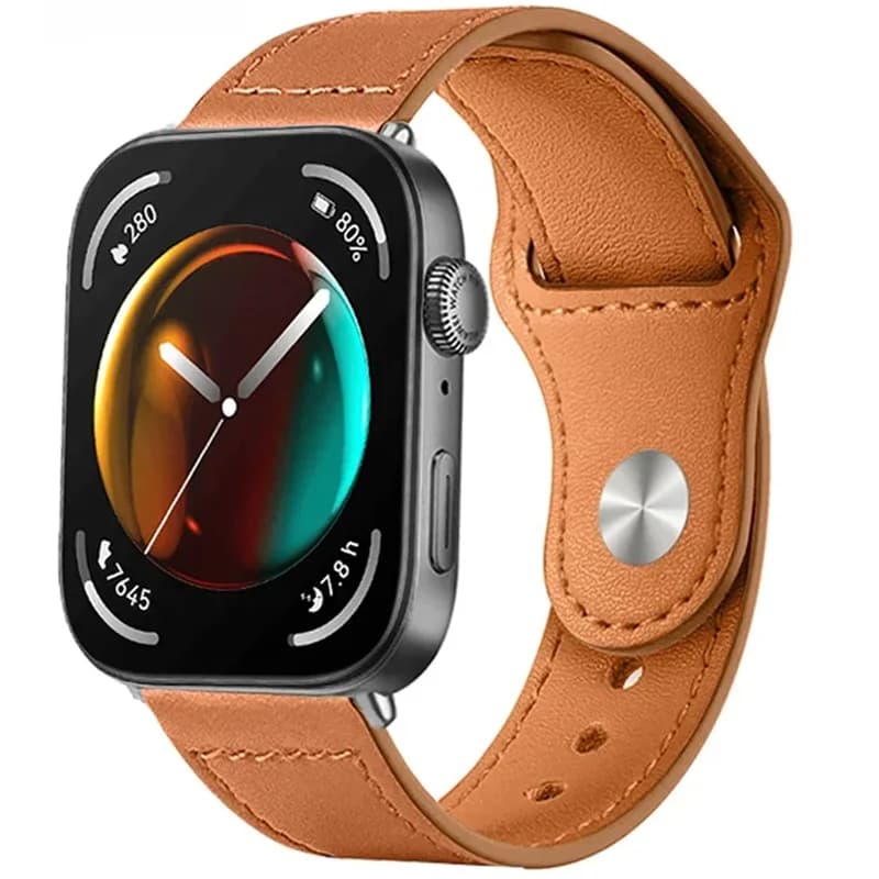 Cinturino per orologio in pelle per Huawei watch Fit 3 sostituzione cinturino per cinturino Huawei fit2 cinturino da polso Fit3 2024 nuovi accessori Correa