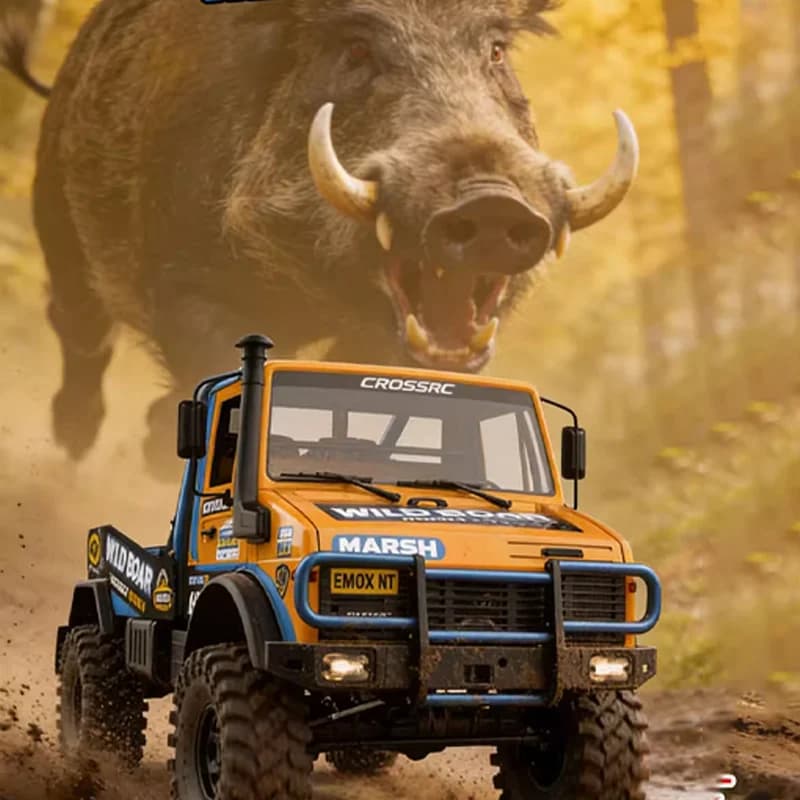 Cr 1/8 Emox Nt Wild Boar Auto RC Elettrica Telecomandata Fuoristrada per Percorsi nella Foresta Pluviale, Rally nel Fango e Arrampicata Fuoristrada - Modello