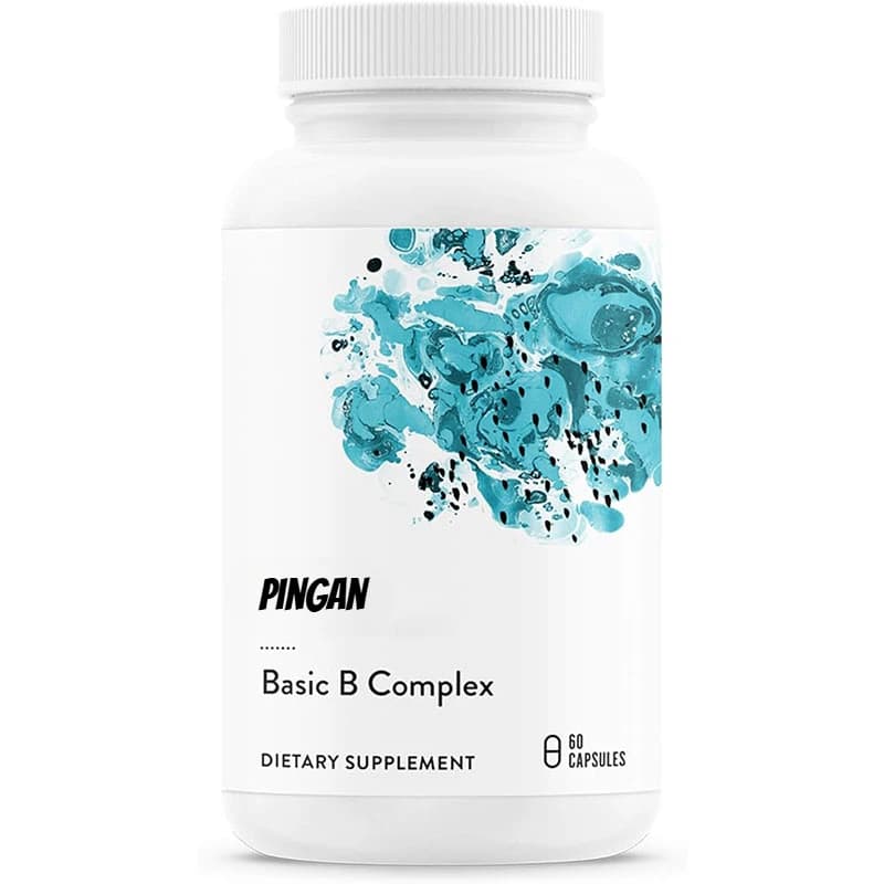 Basic B-Complex - Complex vitamin B supplement ready for tissues with choline - Gluten-free, dairy-free
