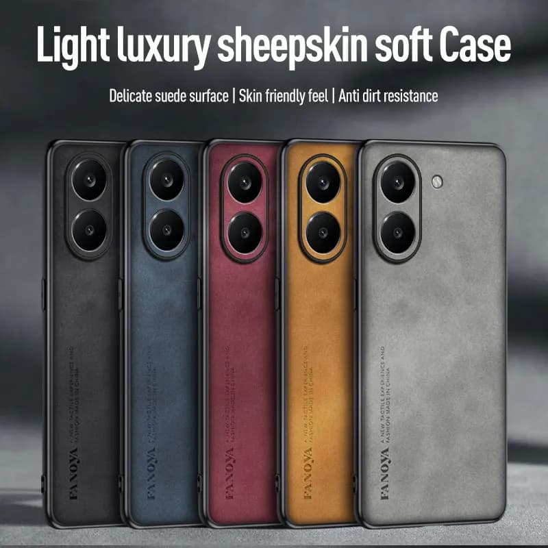 Custodia di Lusso in Pelle Anti-Caduta e Anti-Scivolo per Poco X8 Pro, Cover Protettiva per Poco X8 Pro Max, Fundas per Xiaomi Poco X7 X6 Pro