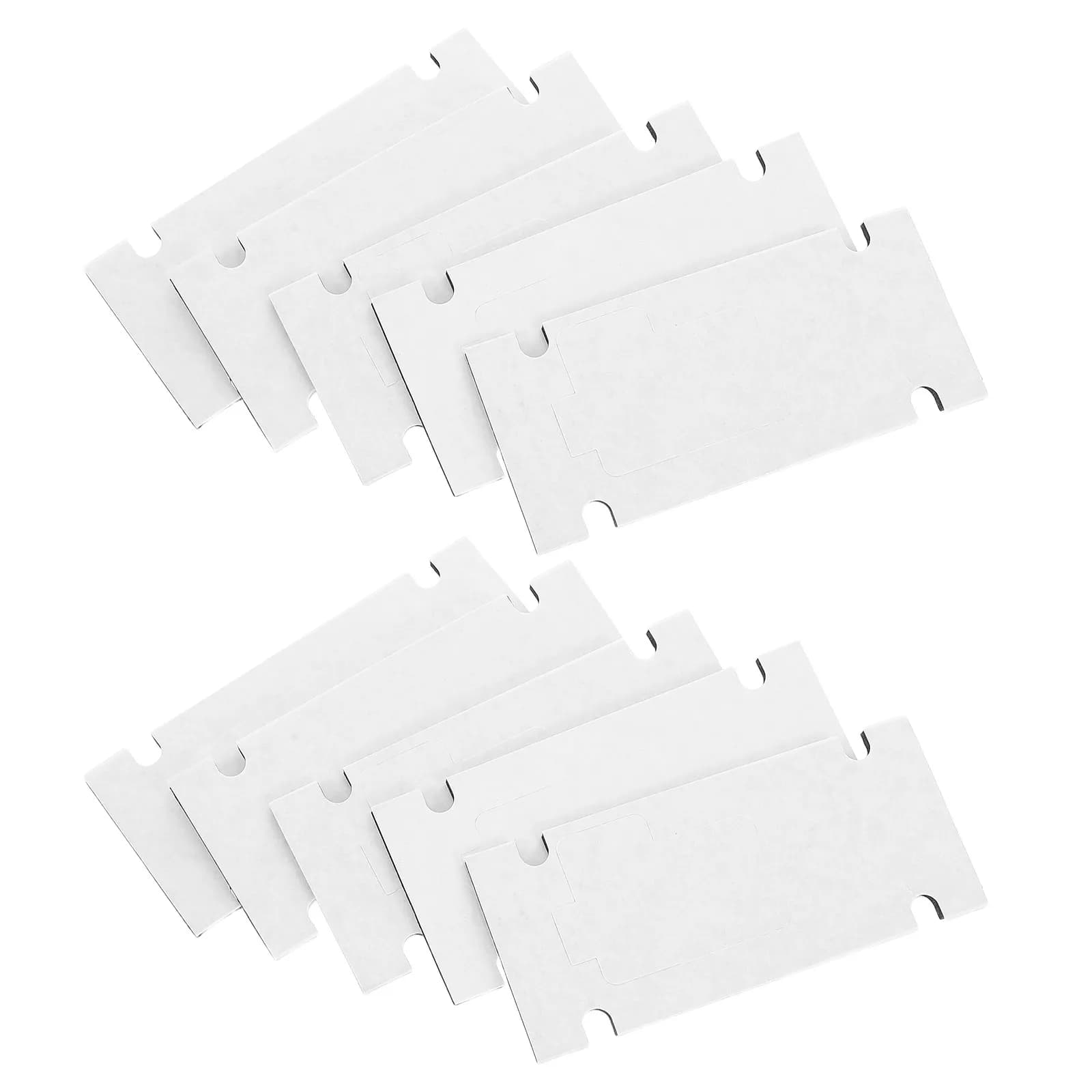 10Pcs Self-Adhesive Doorbell Mount No-Drill Strong Sticky Tape Kit for Apartment Office Smooth Wall Video Doorbell Holder