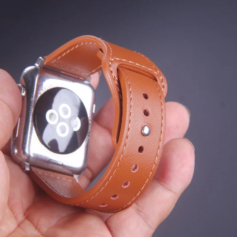 Leather sports bracelet for Apple watch 11 straps 41mm/45mm 42mm 46mm 40-44mm iWatch series 10 9 8 7 5 6 if Ultra3 49mm