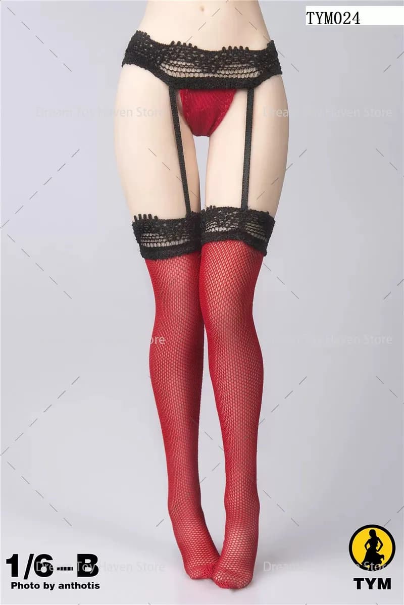 Accessori per Biancheria Intima Femminile in Scala 1/6, Bretelle, Collant e Calze per Action Figure da 12 Pollici