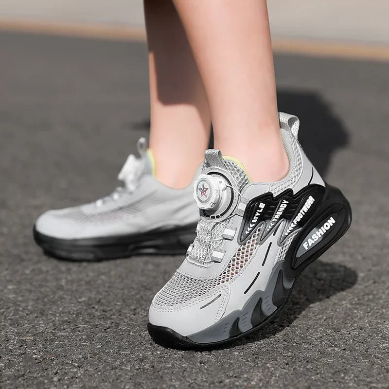 Scarpe Sportive per Bambini, Sneakers da Corsa per Ragazzi, Calzature Traspiranti in Mesh alla Moda, Scarpe Antiscivolo per Bambini, Tenis