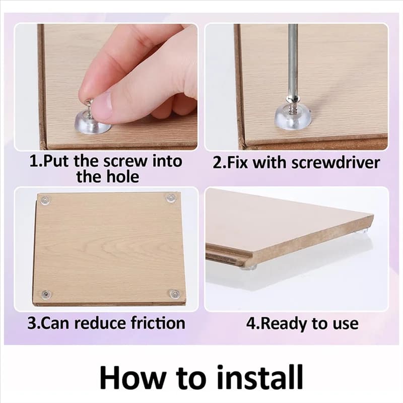 AT69 -150 feet R Ubber for cutting board, cutting board 16 mm F Eet anti-slip bumper, for electronic cutting board