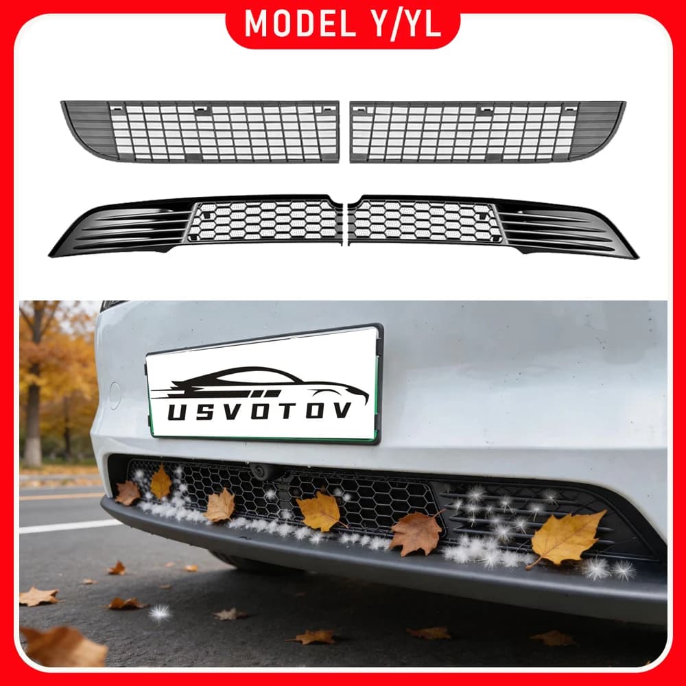 For Tesla Model Y 2025 Launch Juniper Internal vent grid Bottom bumper Network anti-insect Inlet Air Dust Cover