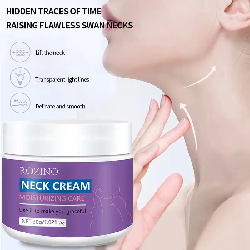 Crema Rassodante per il Collo, Riduce le Rughe, Effetto Lifting, Siero Sbiancante, Idratante, Nutriente, Cura della Pelle, Bellezza e Salute