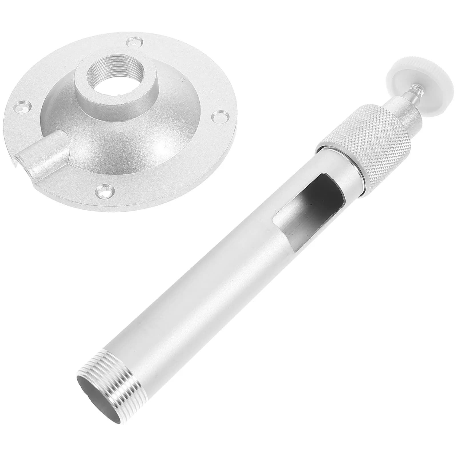 Supporto per Proiettore in Alluminio, Staffa da Parete e Soffitto, Mini Supporto Telescopico per Proiettore