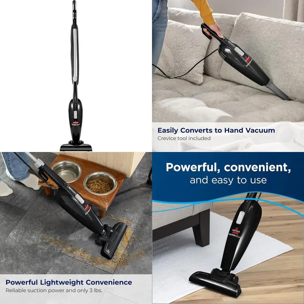 Compact bagless vacuum cleaner, with slot accessory, 2033M, Black