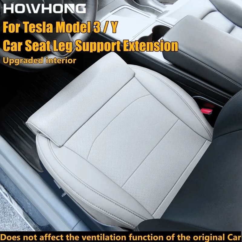 Estensione del supporto per le gambe del seggiolino auto per Tesla Model 3 Y New Y Juniper Coprisedile Memory Foam Extender Cuscino Accessori interni