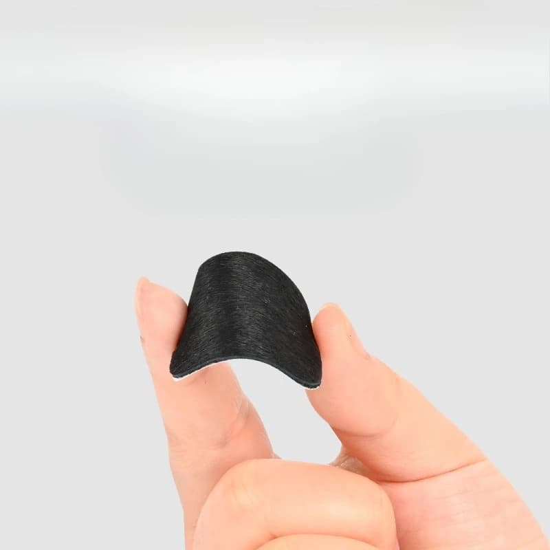Curved Arc Hair Rest for Traditional Recurve Bow Archery Shooting Equipment Fur Arrow Rest Pad for Hunting with Natural Feather