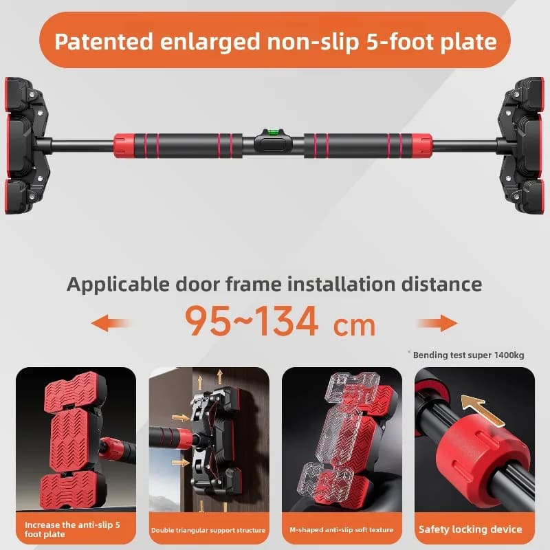 Indoor Door Frame Pullup Bar No Drill Home Gym Kids Pull Up Station Home Gym Fitness Fitness Equipment Home Gym Equipment