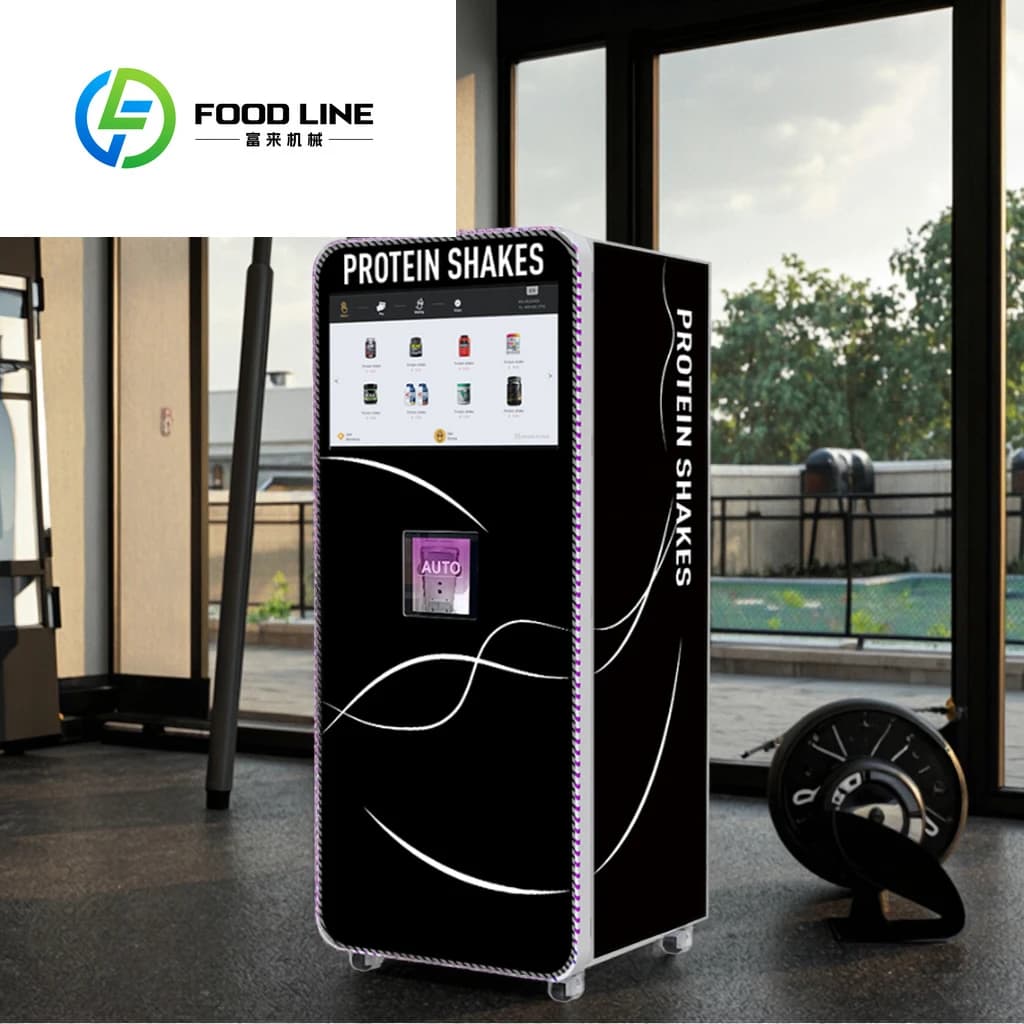 Automatic GS805E Powder Protein Distributor Customized High Quality European Market with Card and QR Code Payment